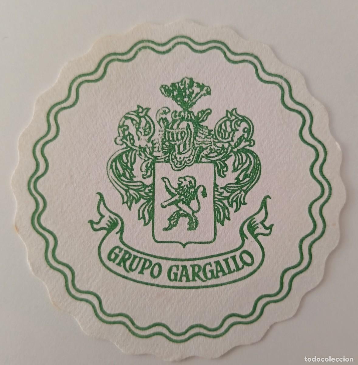 Otros Art&iacute;culos de Coleccionismo en Papel: Posavasos. Grupo Gargallo. Troquelado.