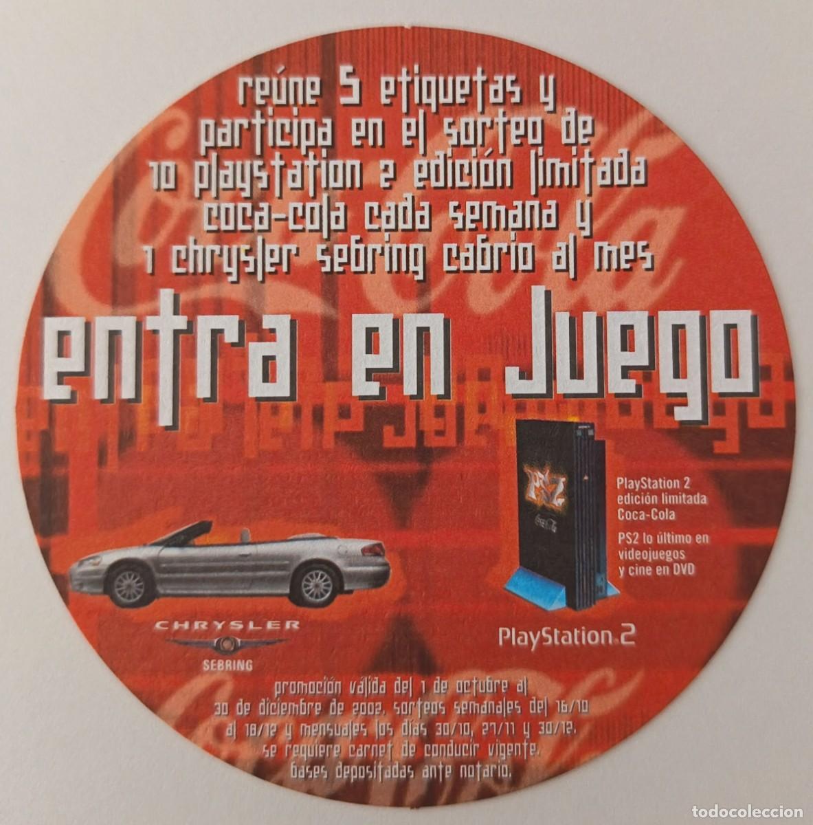 Otros Art&iacute;culos de Coleccionismo en Papel: Posavasos. Entra en Juego. 2002.