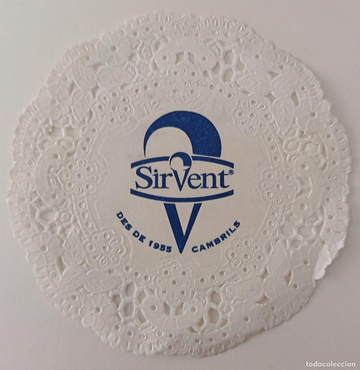 Otros Art&iacute;culos de Coleccionismo en Papel: Posavasos. Sirvent. Desde 1955. Cambrils. Troquelado.