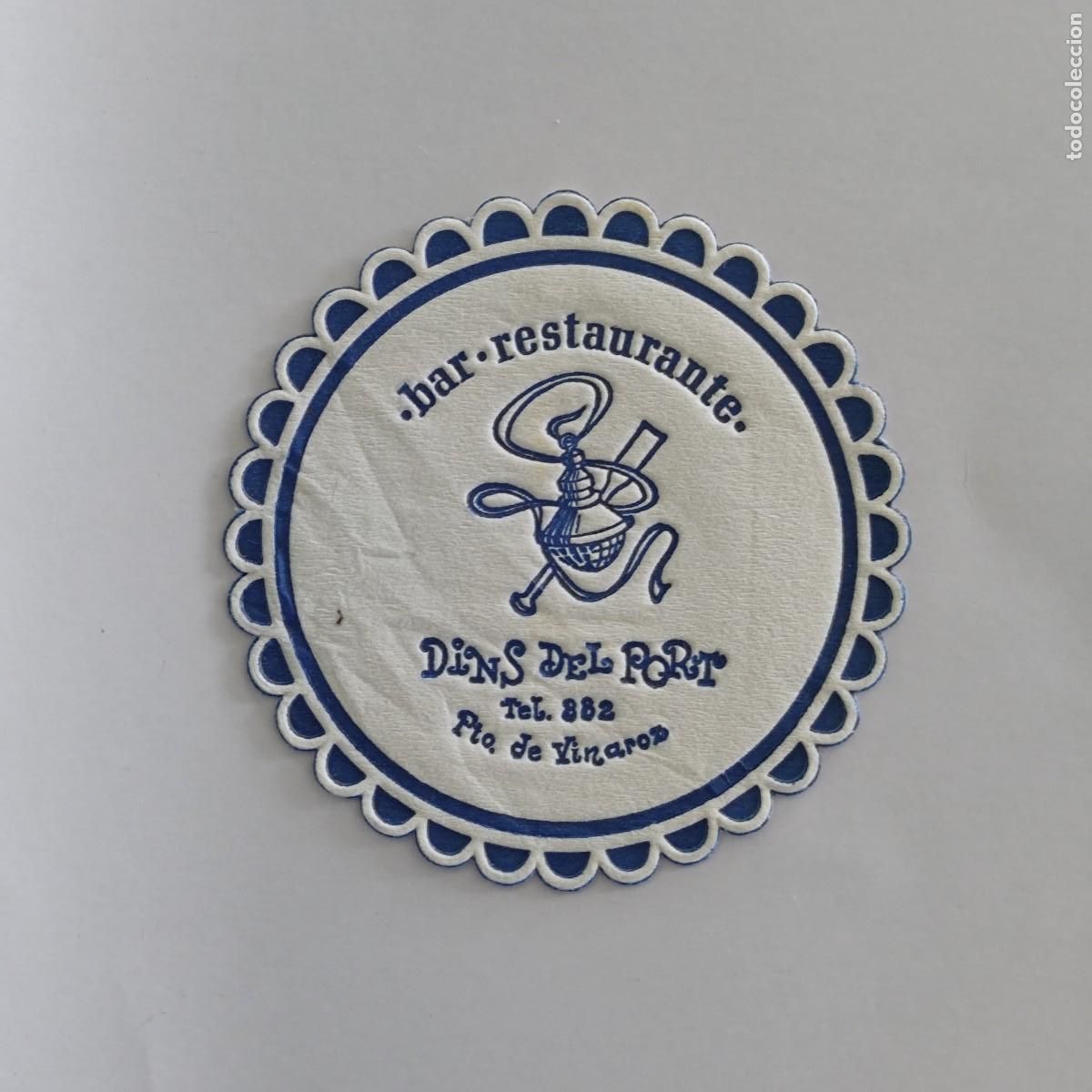 Otros Art&iacute;culos de Coleccionismo en Papel: POSAVASOS - CASTELL&Oacute; / VINAROS - DINS DEL PORT - BAR RESTAURANTE
