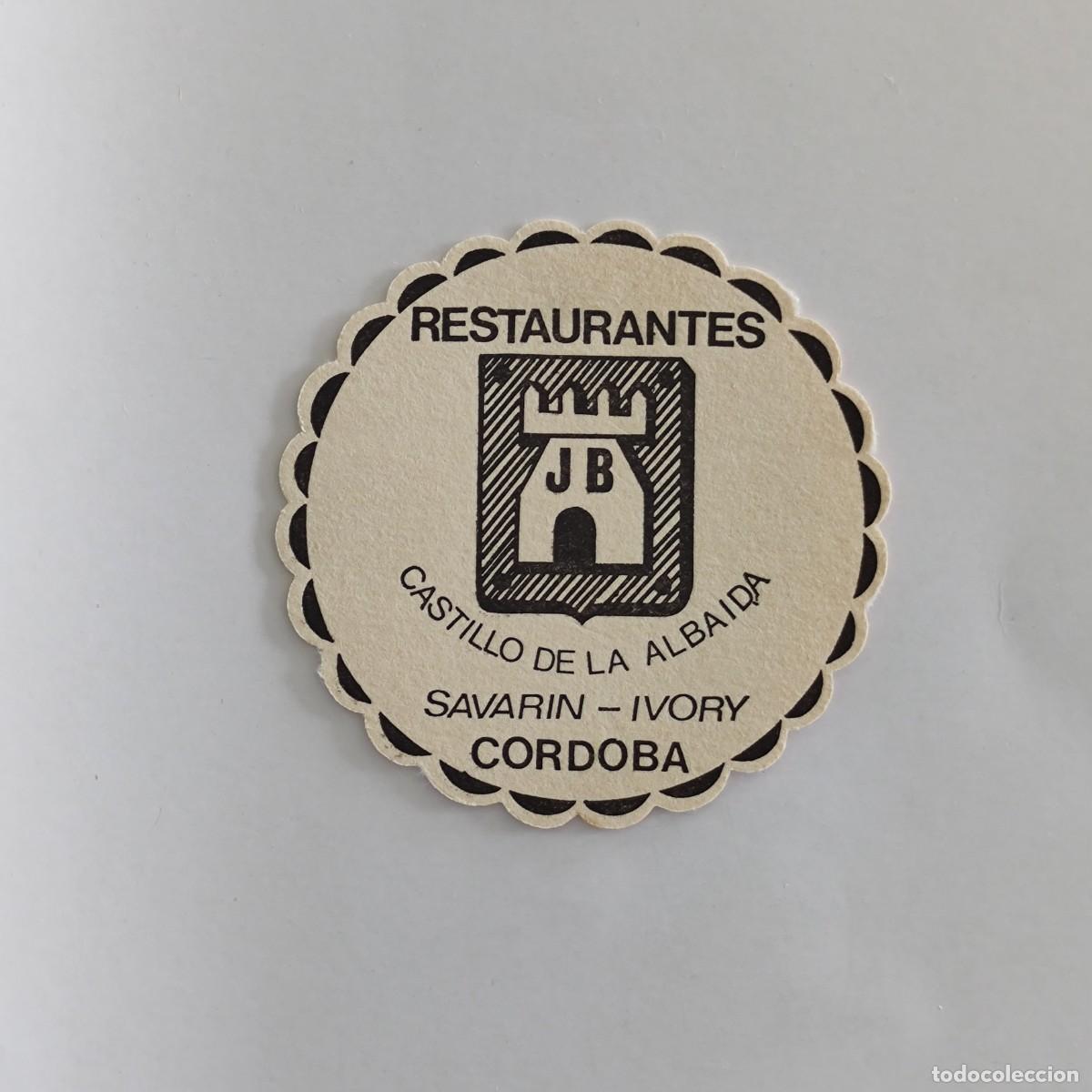 Paper Collecting Others: POSAVASOS - CORDOBA - RESTAURANTES JB / CASTILLO DE LA ALBAIDA / SAVARIN - IVORY