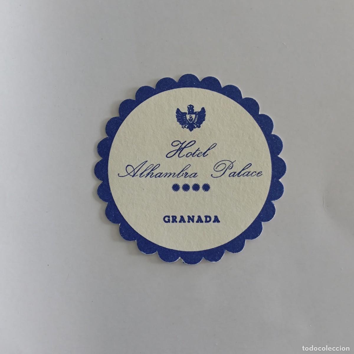 Otros Art&iacute;culos de Coleccionismo en Papel: POSAVASOS - GRANADA - HOTEL ALHAMBRA PALACE