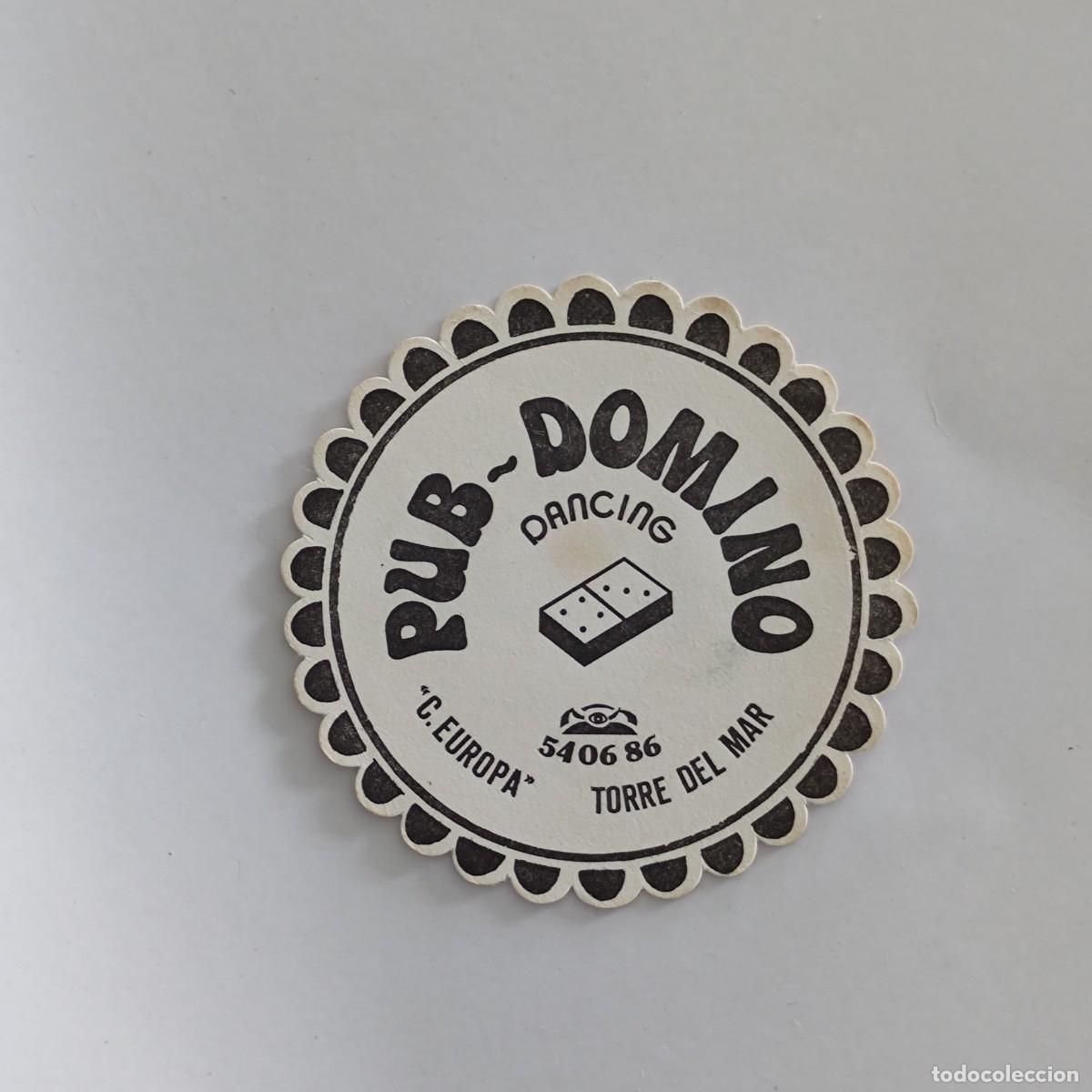 Otros Art&iacute;culos de Coleccionismo en Papel: POSAVASOS - MALAGA / TORRE DEL MAR - PUB DOMINO DANCING - JUEGO DE MESA