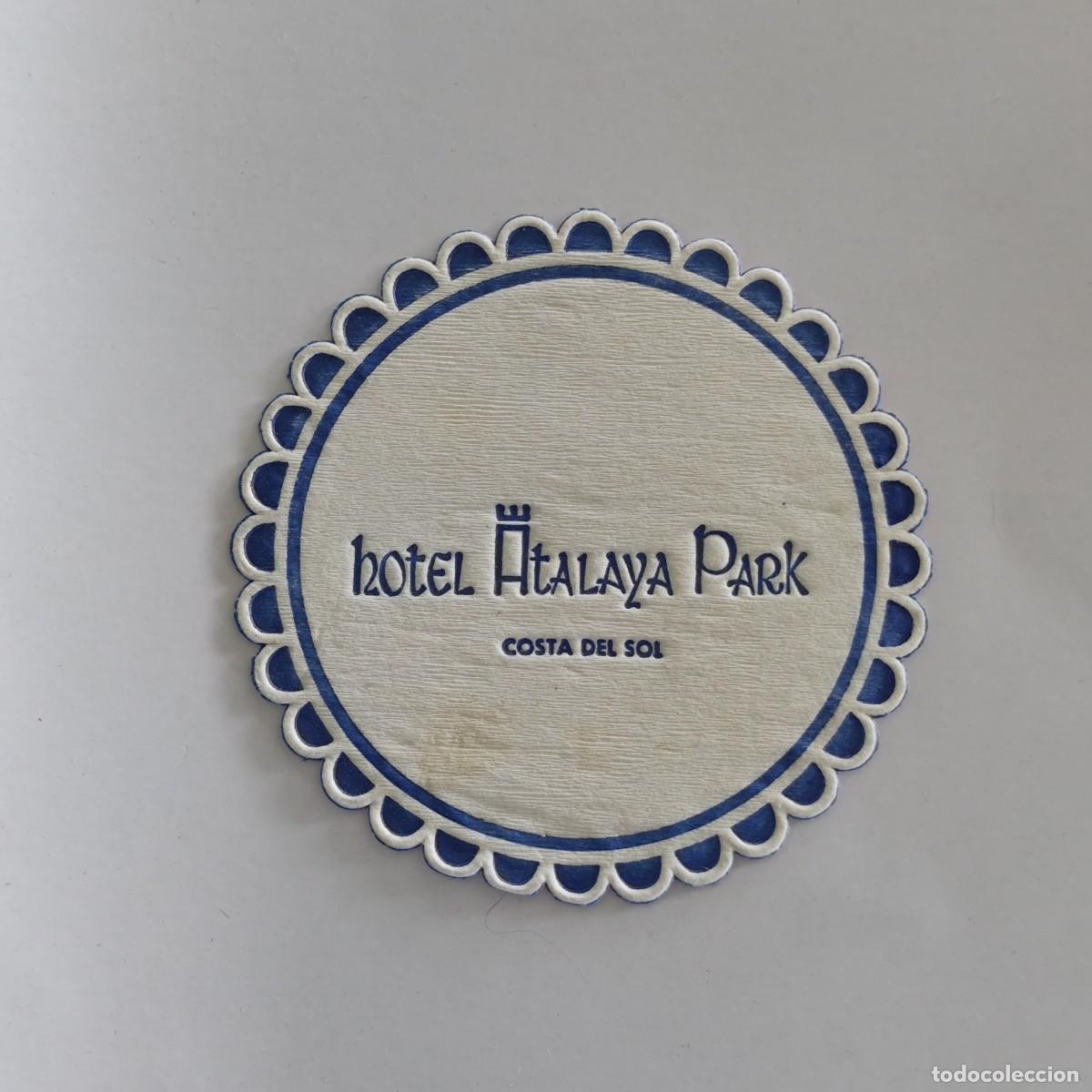 Otros Art&iacute;culos de Coleccionismo en Papel: POSAVASOS - MALAGA / MARBELLA ESTEPONA ? - HOTEL ATALAYA PARK