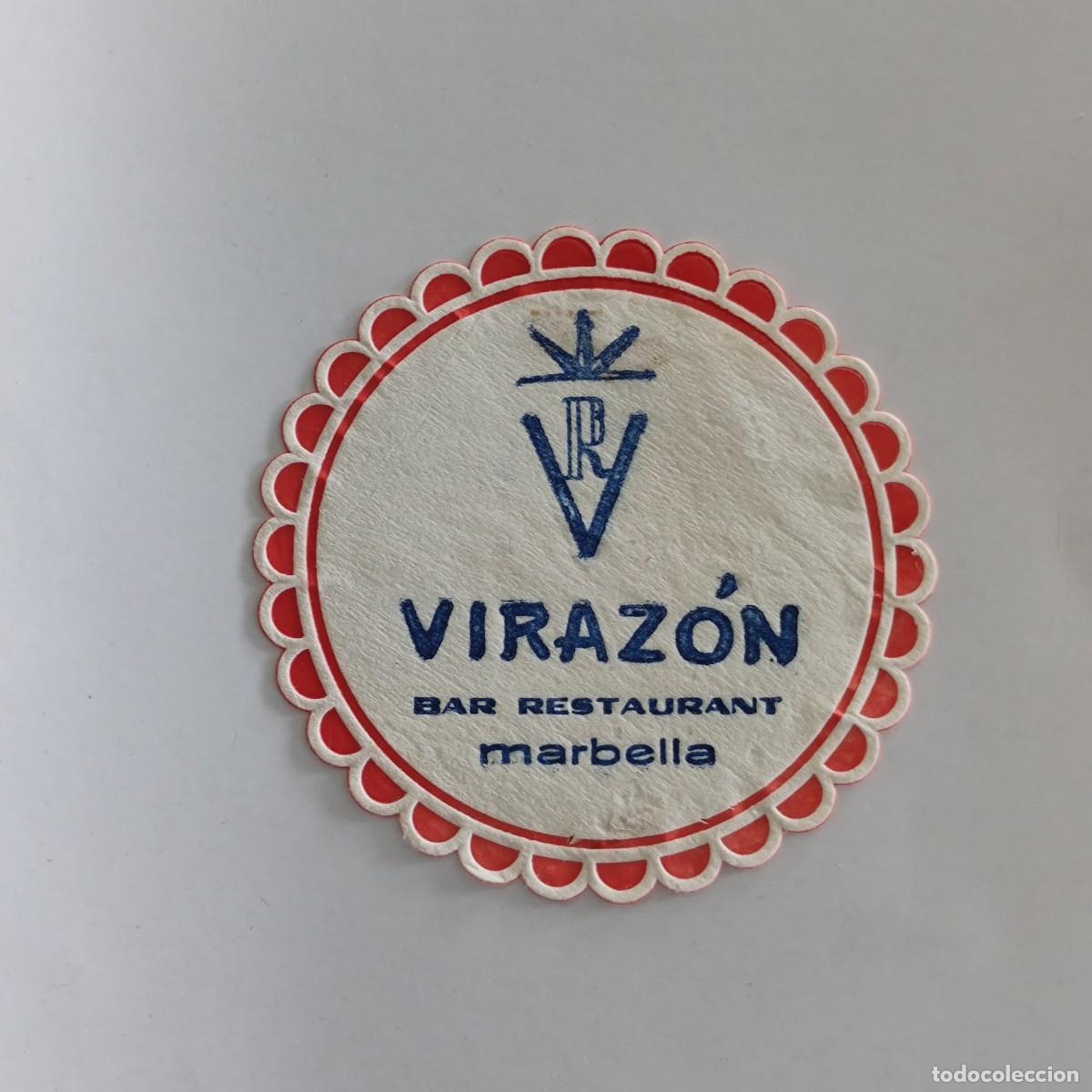 Collectionnisme Papier divers: POSAVASOS - MALAGA / MARBELLA - VIRAZON BAR RESTAURANT