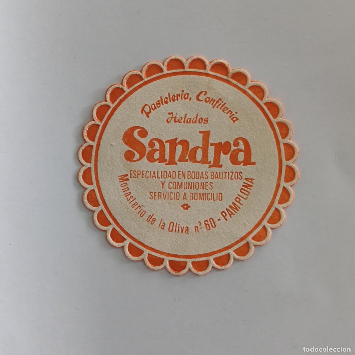 Altri oggetti di carta: POSAVASOS - NAVARRA NAFARROA / PAMPLONA - SANDRA PASTELERIA CONFITERIA HELADOS