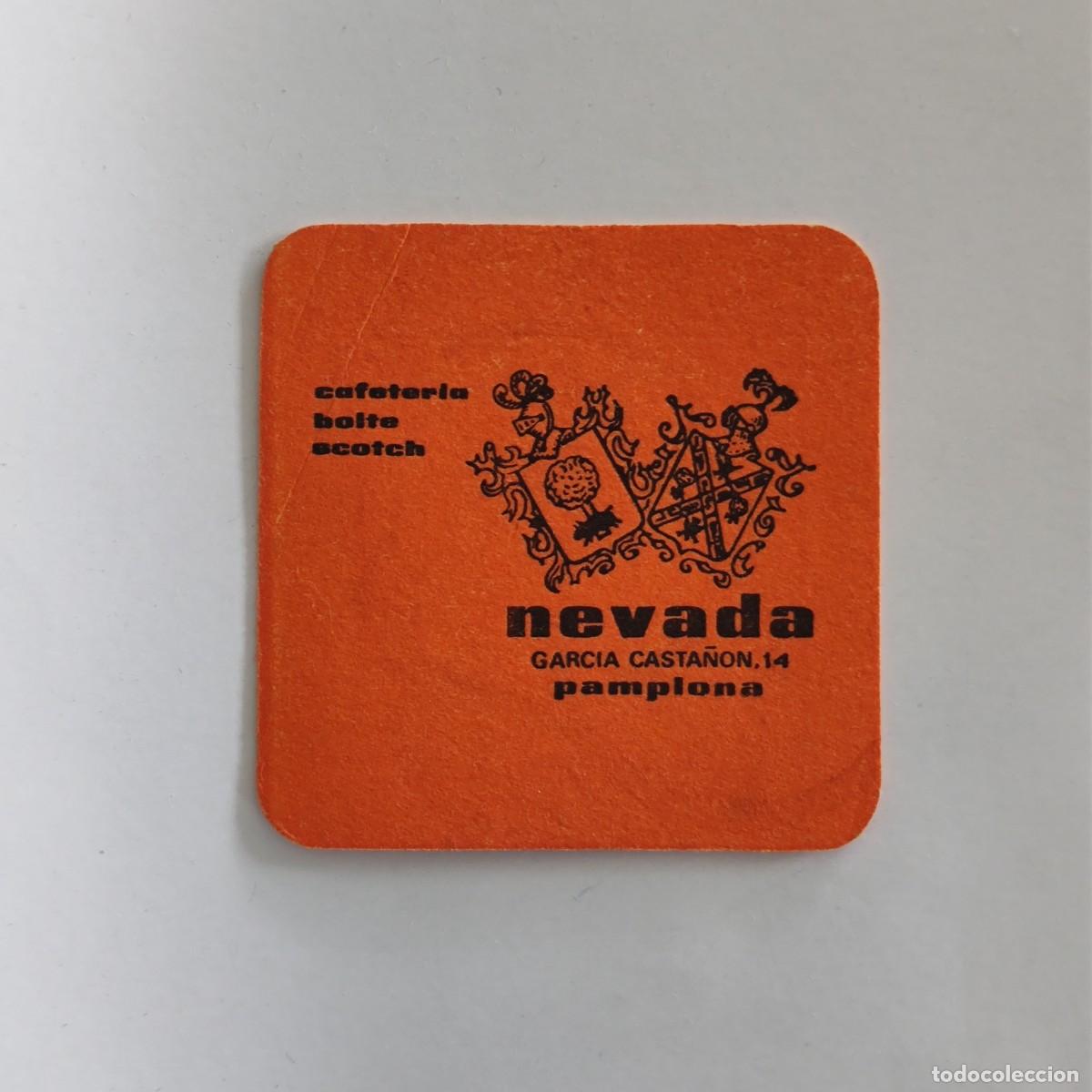 Otros Art&iacute;culos de Coleccionismo en Papel: POSAVASOS - NAVARRA NAFARROA / PAMPLONA - NEVADA CAFETERIA BOITE SCOTCH - HERALDICA