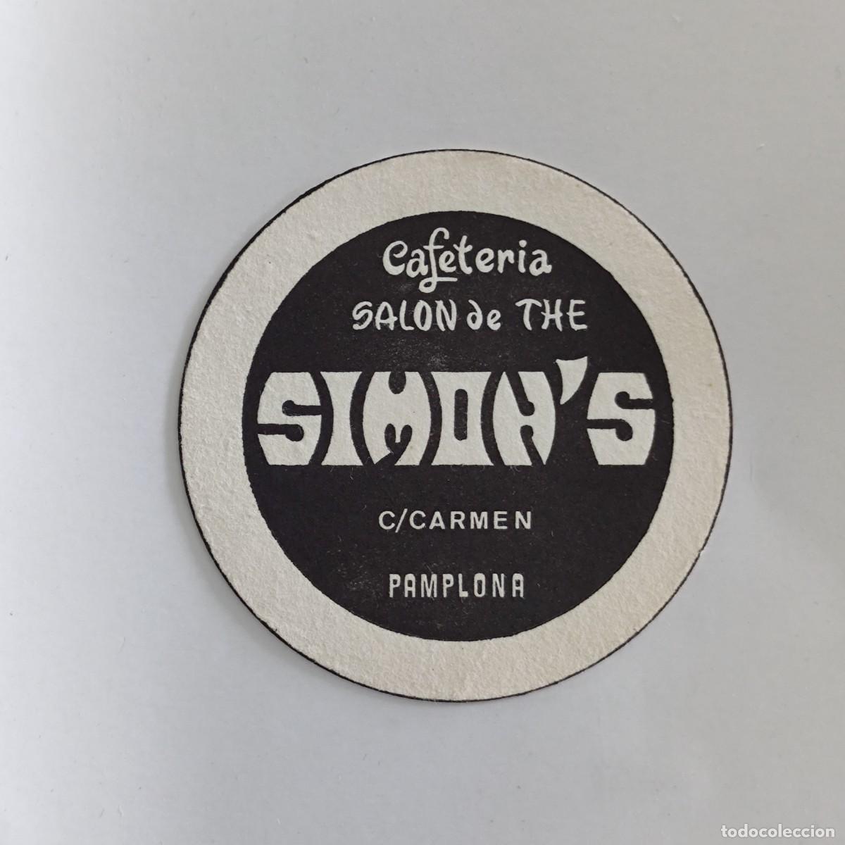 Otros Art&iacute;culos de Coleccionismo en Papel: POSAVASOS - NAVARRA NAFARROA / PAMPLONA - SIMON'S CAFETERIA SALON DE THE