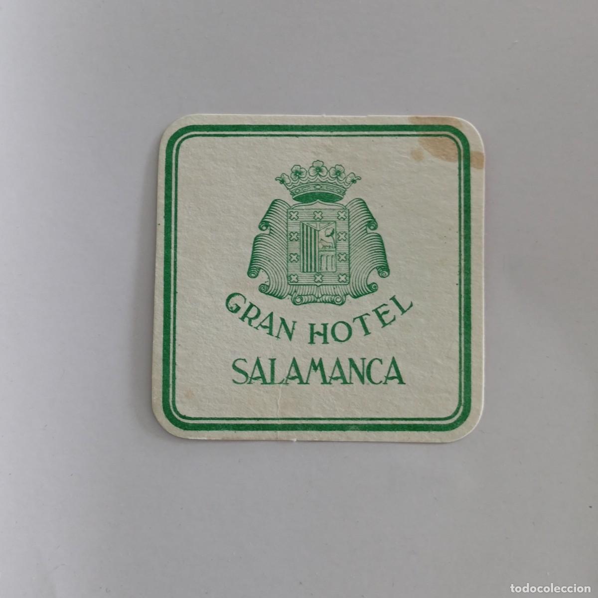 Otros Art&iacute;culos de Coleccionismo en Papel: POSAVASOS - SALAMANCA - GRAN HOTEL - HERALDICA
