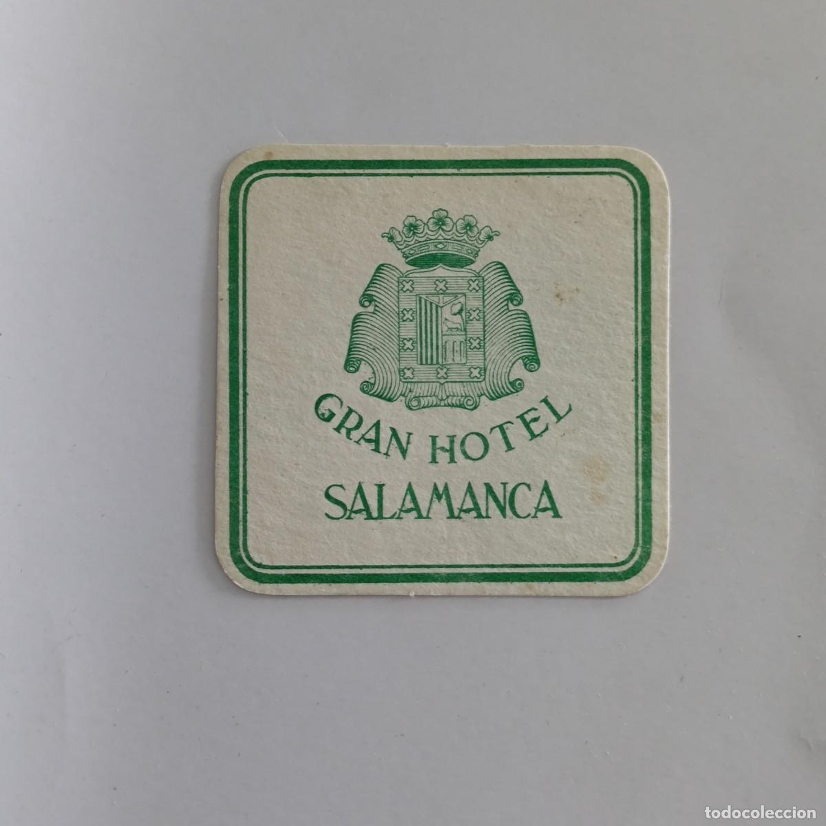 Otros Art&iacute;culos de Coleccionismo en Papel: POSAVASOS - SALAMANCA - GRAN HOTEL - HERALDICA