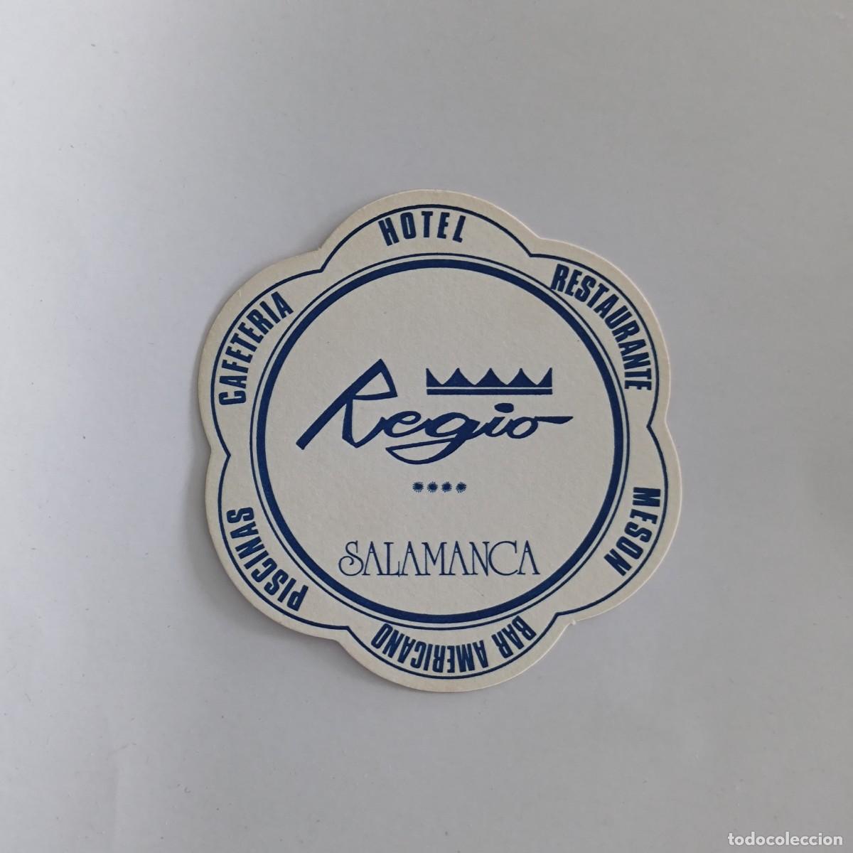 Otros Art&iacute;culos de Coleccionismo en Papel: POSAVASOS - SALAMANCA - REGIO - HOTEL CAFETERIA RESTAURANTE PISCINAS MESON BAR AMERICANO