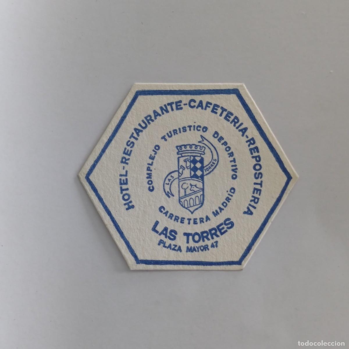 Otros Art&iacute;culos de Coleccionismo en Papel: POSAVASOS - SALAMANCA - LAS TORRES - HOTEL RESTURANTE CAFETERIA REPOSTERIA COMPLEJO DEPORTIVO ESCUDO