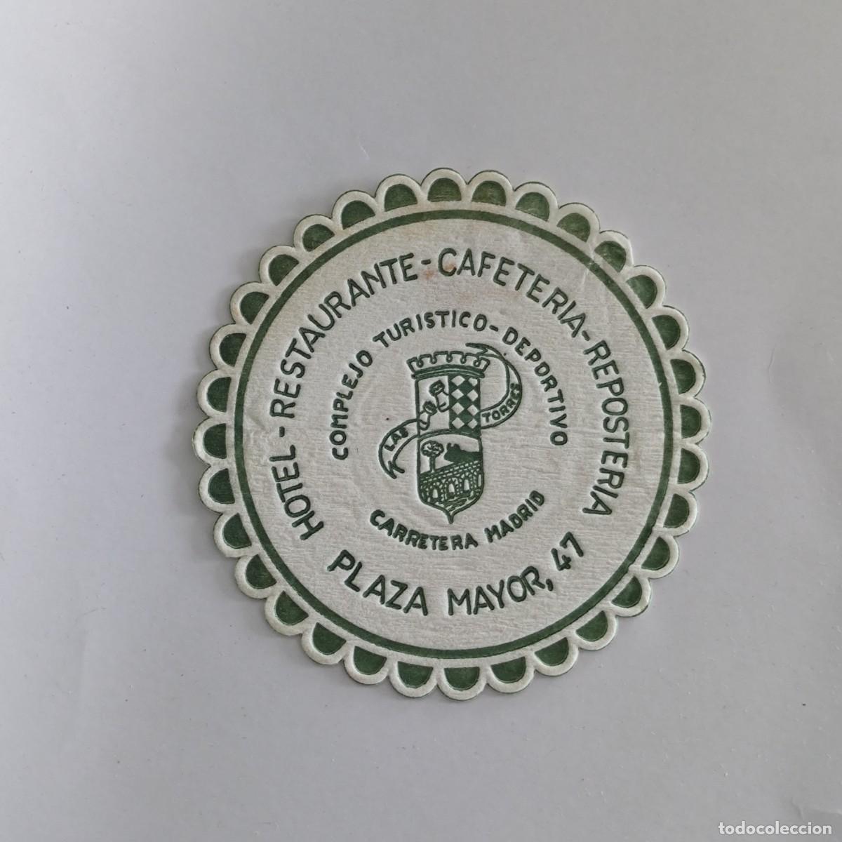 Otros Art&iacute;culos de Coleccionismo en Papel: POSAVASOS - SALAMANCA - LAS TORRES - HOTEL RESTURANTE CAFETERIA REPOSTERIA COMPLEJO DEPORTIVO ESCUDO