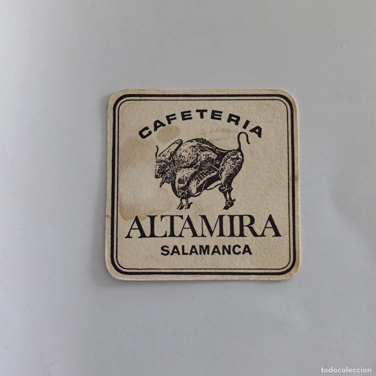 Otros Art&iacute;culos de Coleccionismo en Papel: POSAVASOS - SALAMANCA - CAFETERIA ALTAMIRA - BISONTE FAUNA CUEVAS PREHISTORIA
