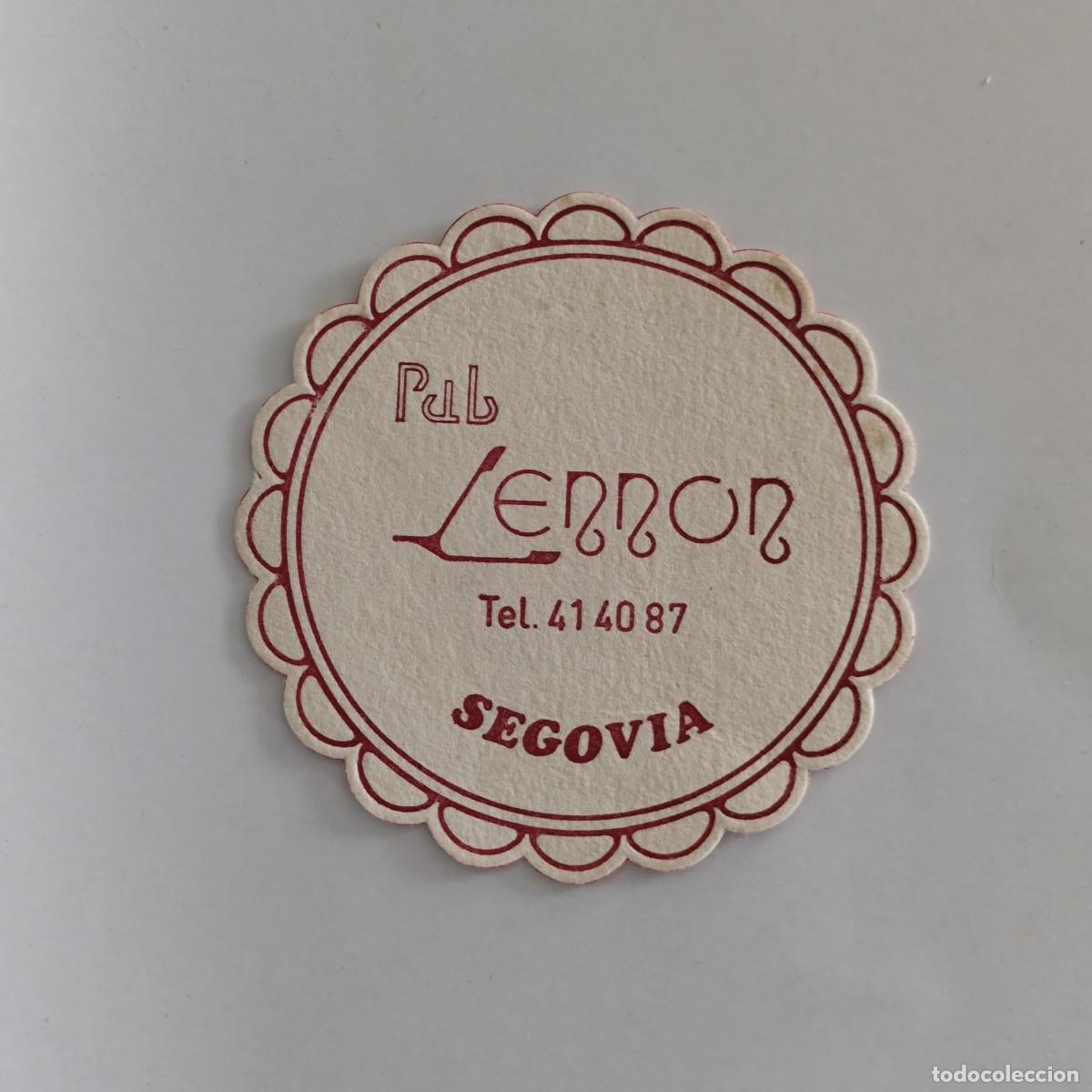 Otros Art&iacute;culos de Coleccionismo en Papel: POSAVASOS - SEGOVIA - PUB LENNON - MUSICA