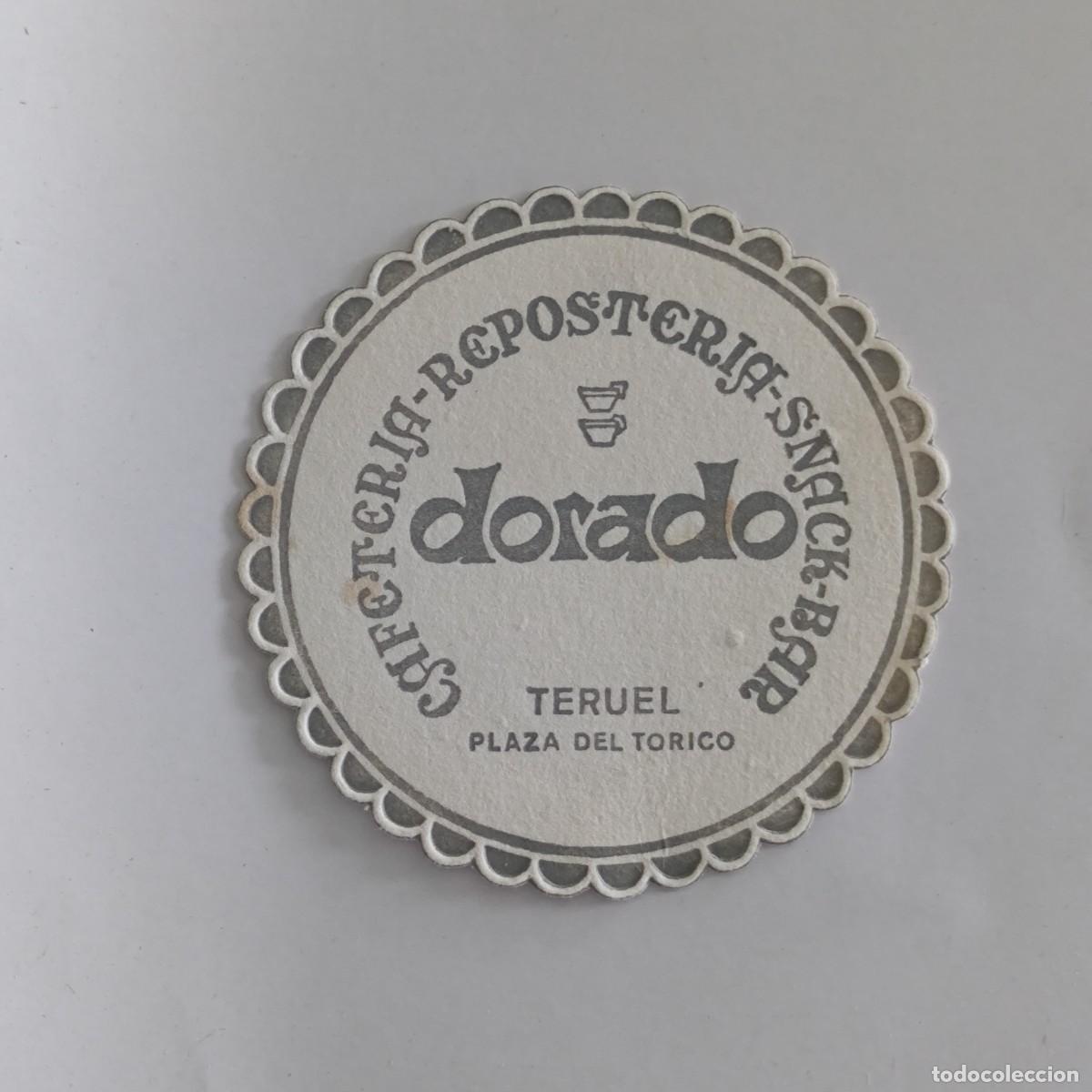 Otros Art&iacute;culos de Coleccionismo en Papel: POSAVASOS - TERUEL - DORADO CAFETERIA REPOSTERIA SNACK-BAR