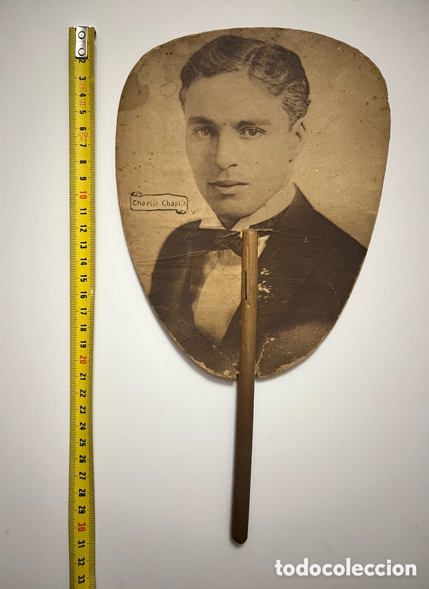 Otros Art&iacute;culos de Coleccionismo en Papel: ABANICO o pay pay - CHARLIE CHAPLIN - publicidad Dalmau