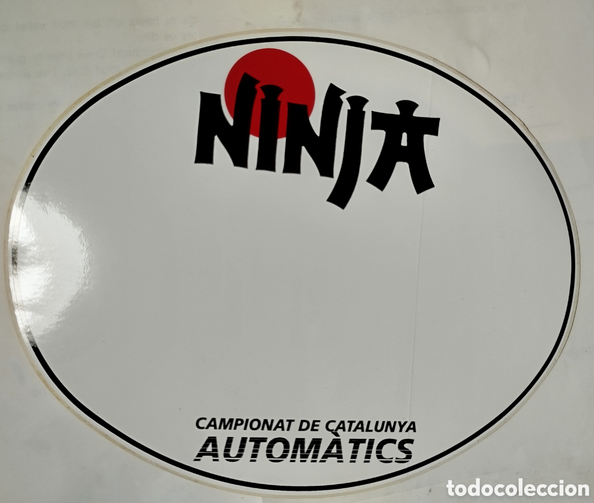 Collectionnisme Papier divers: Dos Pegatinas retro - Ninja