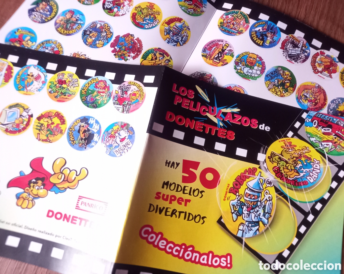 Otros Art&iacute;culos de Coleccionismo en Papel: Checklist Tazos Peliculazos Donettes