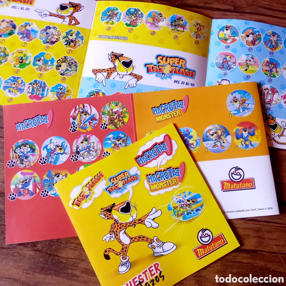 Otros Art&iacute;culos de Coleccionismo en Papel: Checklist Tazos Chester