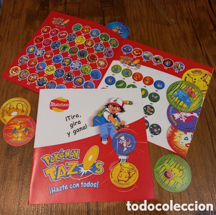 Otros Art&iacute;culos de Coleccionismo en Papel: Checklist Tazos Pokemon