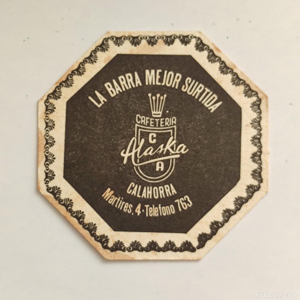 Otros Art&iacute;culos de Coleccionismo en Papel: POSAVASOS - LA RIOJA / CALAHORRA - CAFETERIA ALASKA
