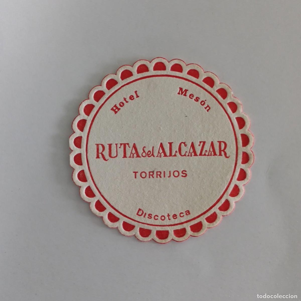 Otros Art&iacute;culos de Coleccionismo en Papel: POSAVASOS - TOLEDO / TORRIJOS - RUTA DEL ALCAZAR - HOTEL MESON DISCOTECA