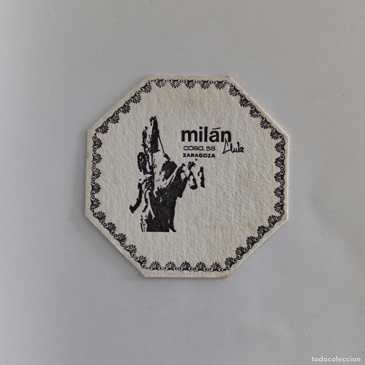 Otros Art&iacute;culos de Coleccionismo en Papel: POSAVASOS - ZARAGOZA - MILAN CLUB - JINETE CABALLO