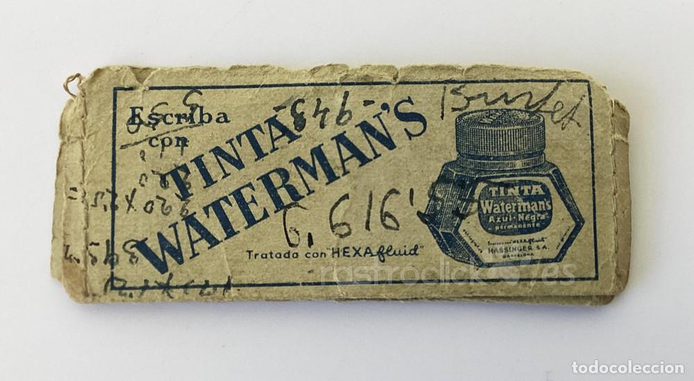 Otros Art&iacute;culos de Coleccionismo en Papel: Sobre tarifas postales &ndash; Pluma y bol&iacute;grafo Waterman&rsquo;s