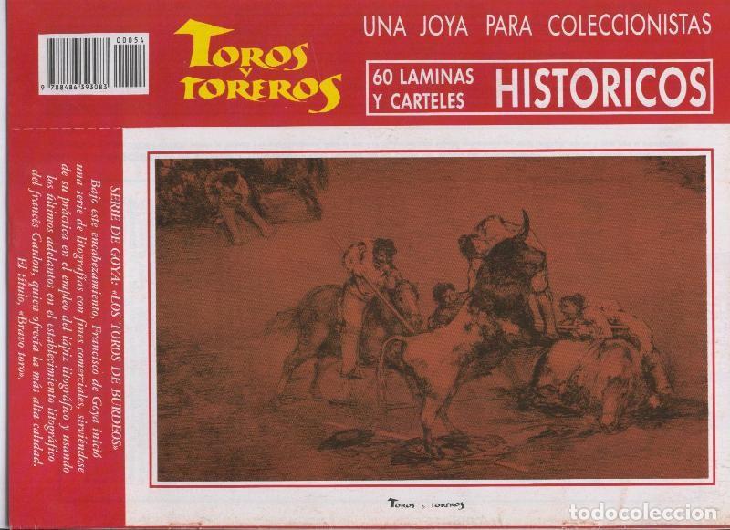 Paper Collecting Others: Lamina de La Lidia modelo 54: Los toros de Burdeos ilustrado por Goya - Varios