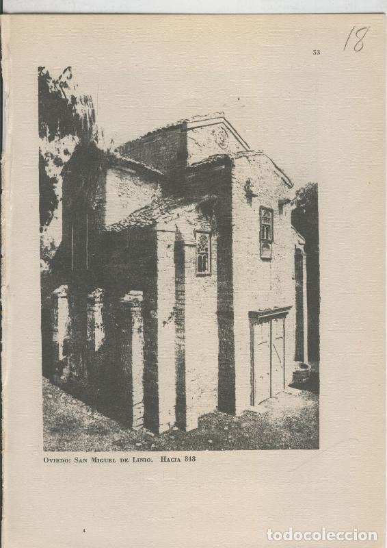 Otros art&iacute;culos de coleccionismo en papel: Arte Hispanico lamina numerada 018: San Miguel de Linio de Oviedo - Varios