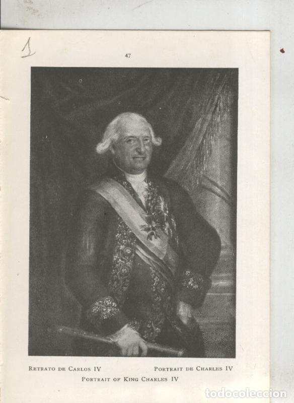 Otros art&iacute;culos de coleccionismo en papel: Goya en el museo del prado: lamina 01: Retrato de Carlos IV - Varios
