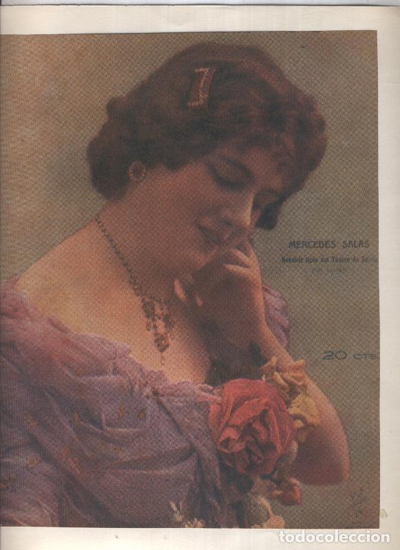Otros art&iacute;culos de coleccionismo en papel: Lamina 13: Mercedes Salas, notable tiple del teatro de Apolo, foto Calvet - Varios