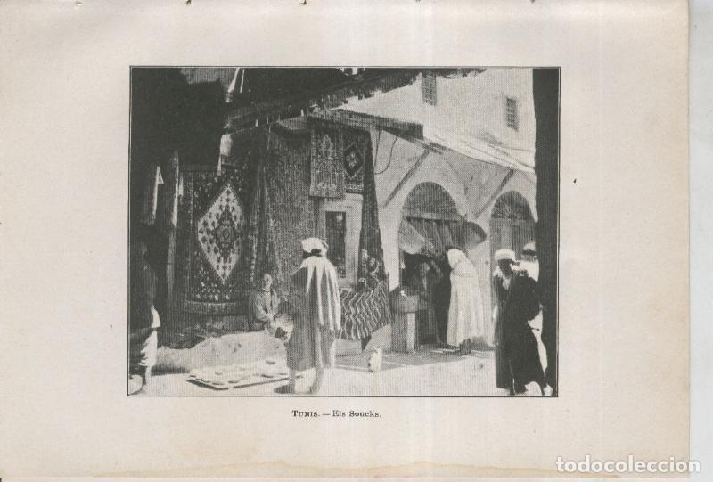 Otros art&iacute;culos de coleccionismo en papel: Mandolines i Babutxes lamina 02: Tunis: Els soucks - Varios
