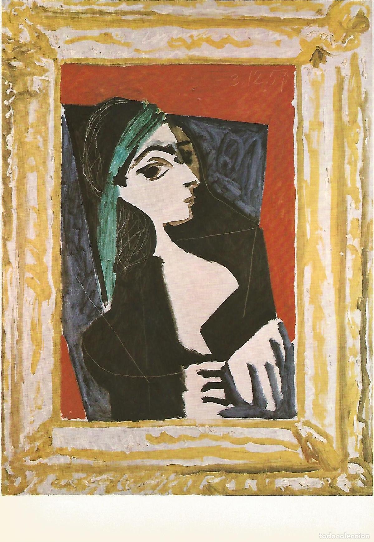 Otros art&iacute;culos de coleccionismo en papel: Lamina 078: Picasso. Retrato de Jacqueline - VVAA