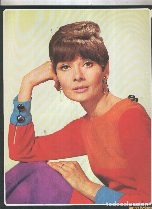Otros art&iacute;culos de coleccionismo en papel: Galeria de estrellas lamina numero 001: Audrey Hepburn - Varios