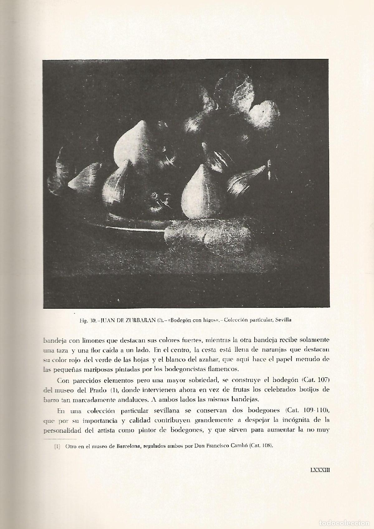 Otros art&iacute;culos de coleccionismo en papel: Lamina 072: Juan de Zurbaran. Bodegon con higos - Ramon Torres Mart&iacute;n