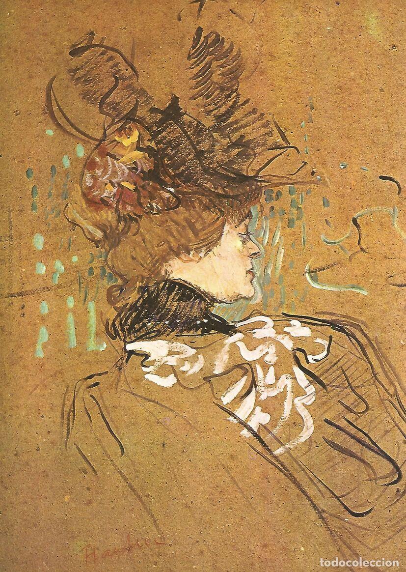 Otros art&iacute;culos de coleccionismo en papel: Lamina 123: H. de Toulouse-Lautrec: Perfil de mujer - VV.AA.