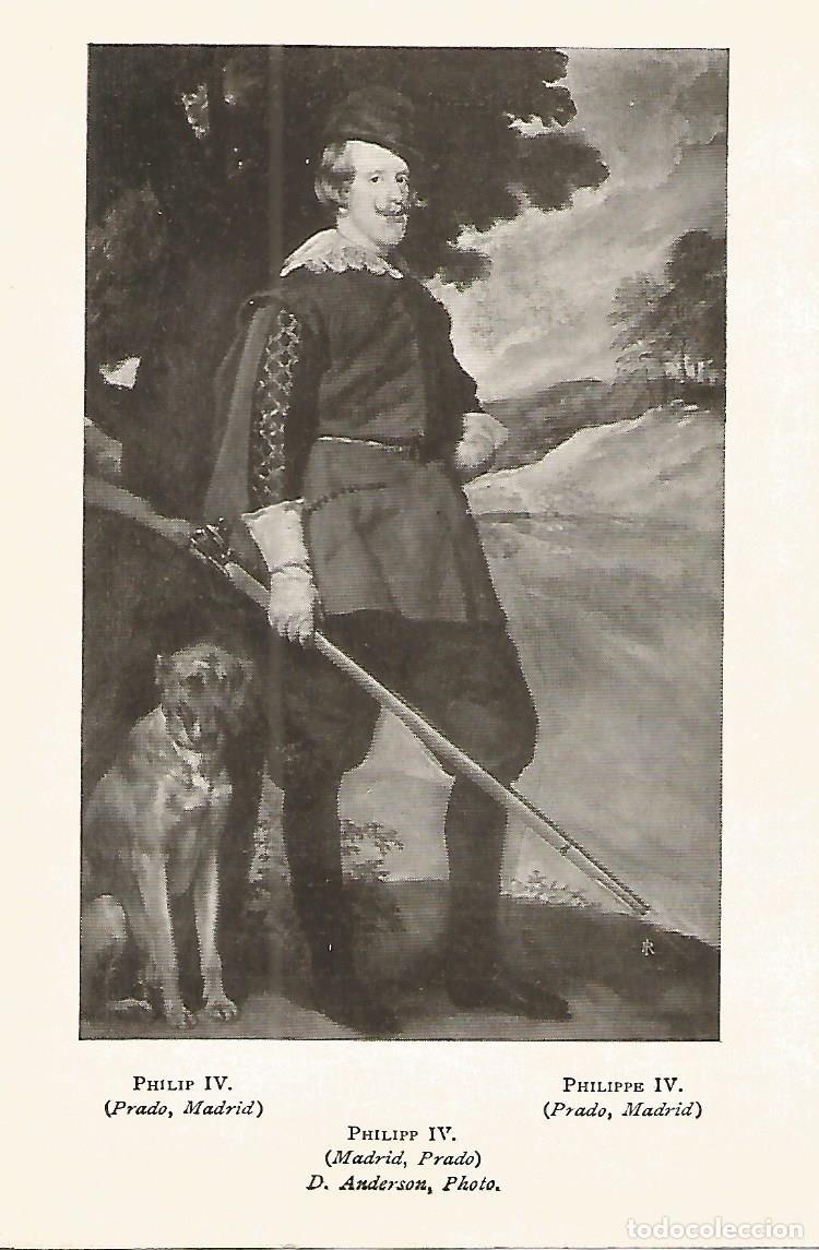 Otros art&iacute;culos de coleccionismo en papel: Lamina 001: VELAZQUEZ Felipe IV - Varios