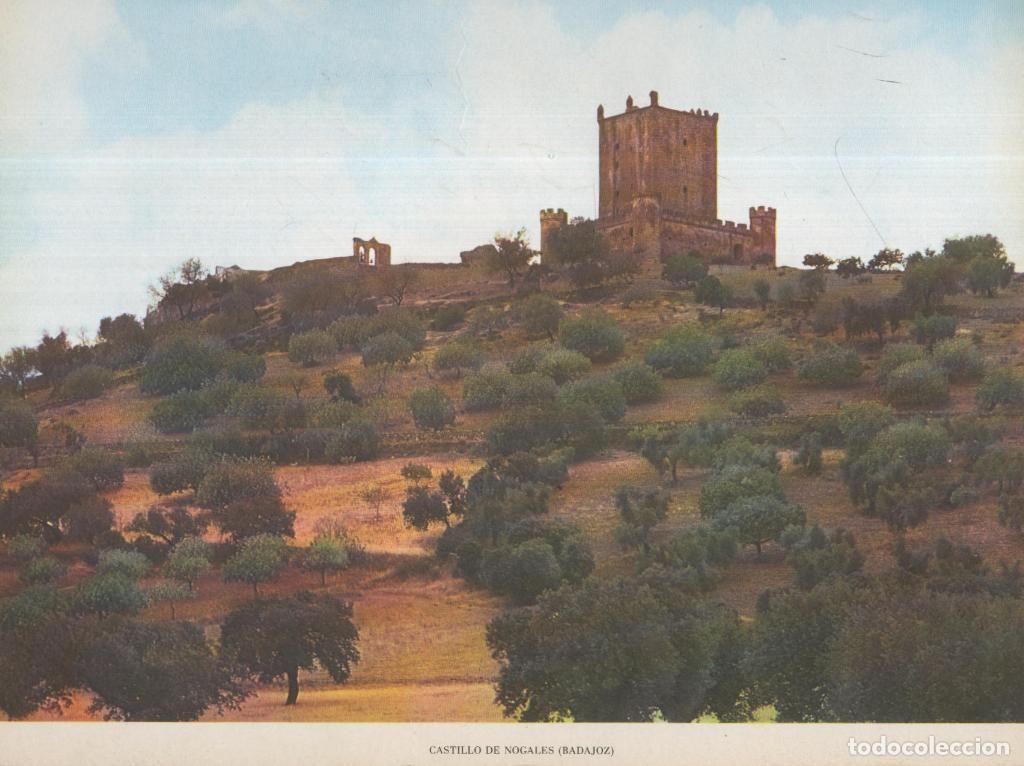 Paper Collecting Others: Lamina Castillos de Espa&ntilde;a Edicion 1967 No.046: CASTILLO DE OLMILLOS DE NOGALES (BADAJOZ) - VARIOS
