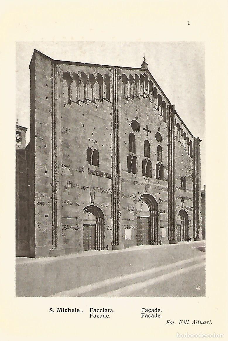 Otros art&iacute;culos de coleccionismo en papel: Lamina 644: PAVIA. Iglesia de San Miguel. Fachada - Varios