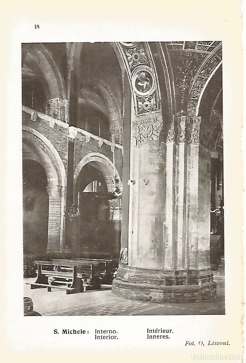 Otros art&iacute;culos de coleccionismo en papel: Lamina 652: PAVIA. Iglesia de San Miguel. Interior - Varios