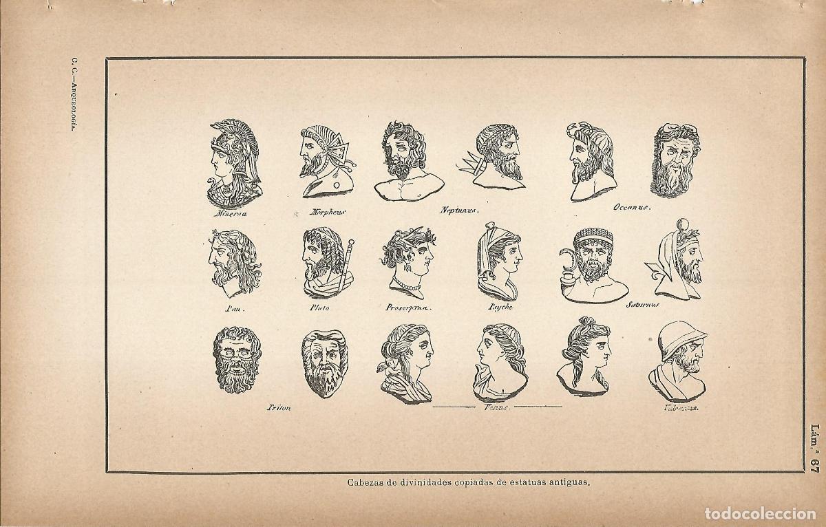 Sammelleidenschaft Andere Papierartikel: Lamina 067: Divinidades romanas - C&eacute;sar Cant&uacute;