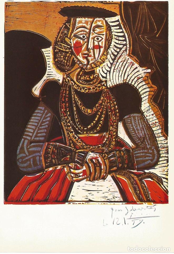 Otros art&iacute;culos de coleccionismo en papel: Lamina 077: Picasso. Retrato femenino - VVAA