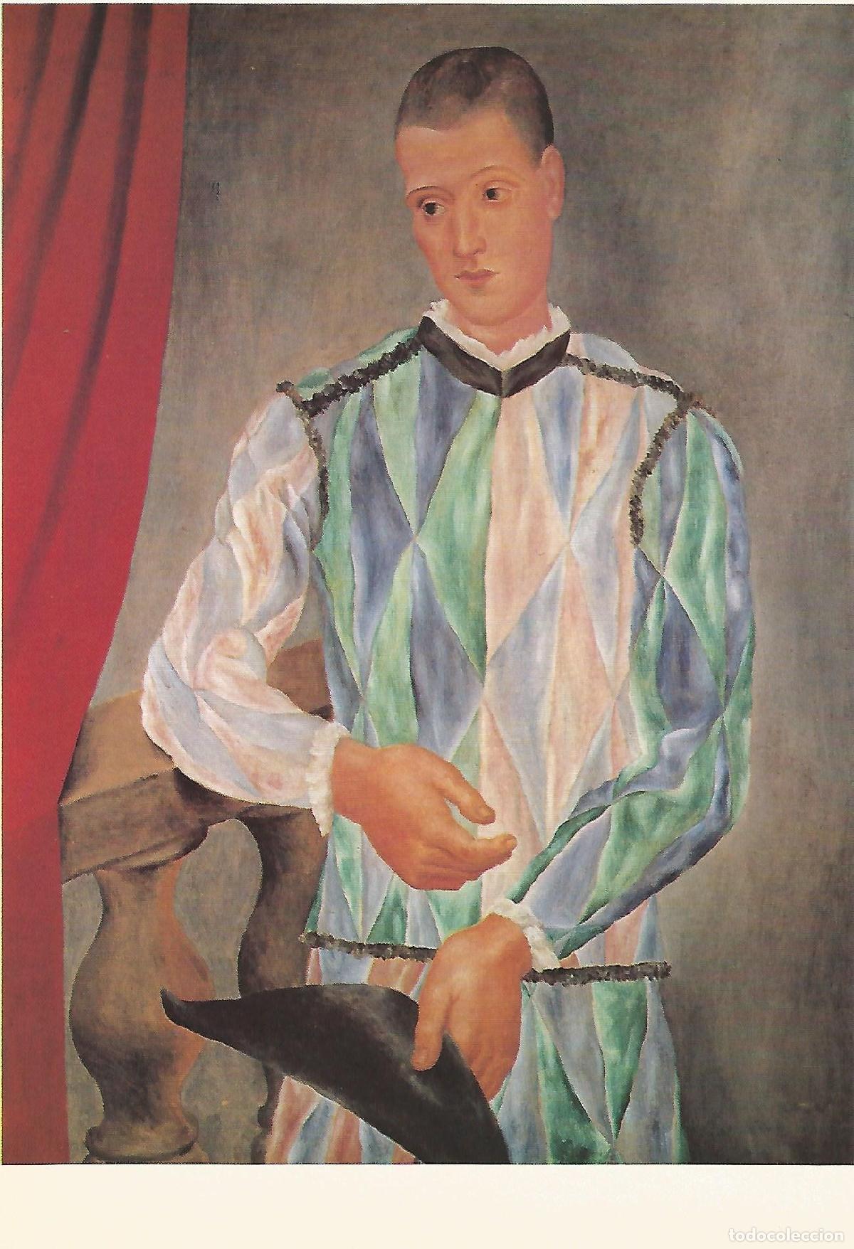 Otros art&iacute;culos de coleccionismo en papel: Lamina 068: Picasso. Arlequin - VVAA