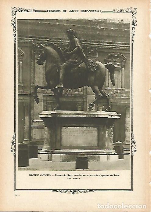 Paper Collecting Others: LAMINA 1266. Estatua de Marco Aurelio. Roma - Varios