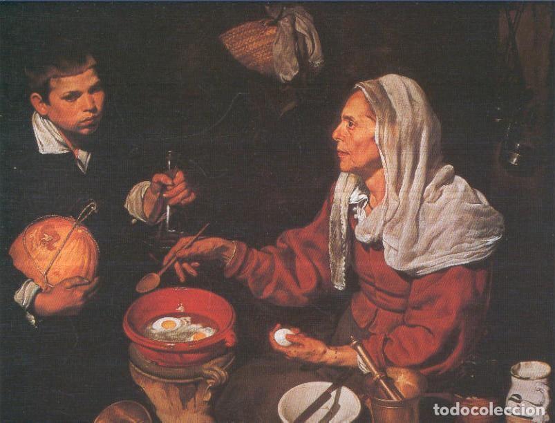 Otros art&iacute;culos de coleccionismo en papel: Lamina numero 67: Diego Velazquez: Vieja friendo huevos - Varios