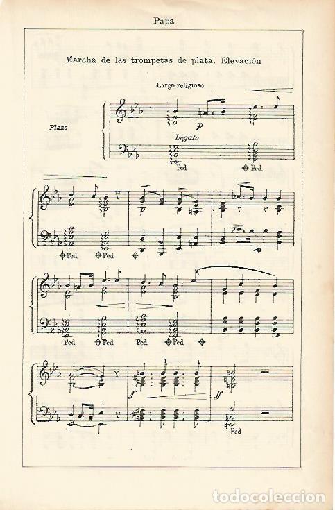 Otros art&iacute;culos de coleccionismo en papel: LAMINA ESPASA 1423: Marcha de las trompetas de plata. Partitura - Varios Autores