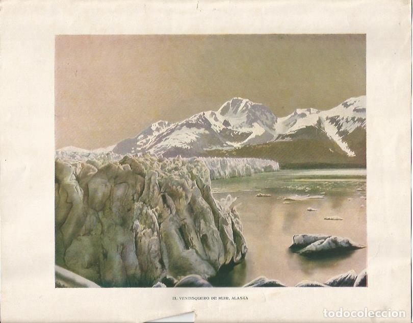 Otros art&iacute;culos de coleccionismo en papel: LAMINA 2403: El ventisquero de Muir en Alaska - Varios