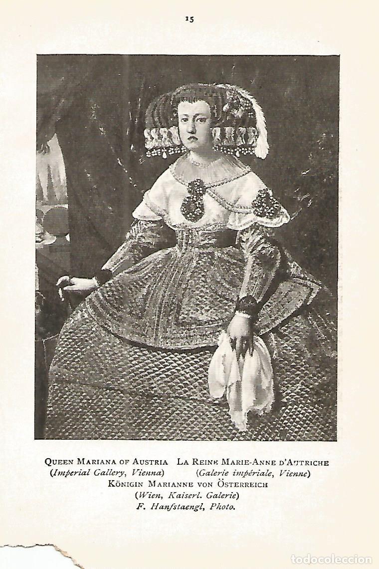 Otros art&iacute;culos de coleccionismo en papel: Lamina 007: VELAZQUEZ Reina Mariana de Austria - Varios